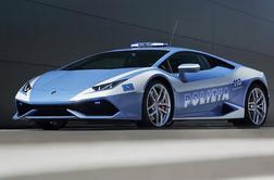 Policijski lamborghini huracan: 600 "konjev", 320 km/h in videonadzor 