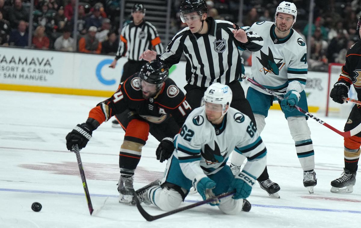 Anaheim Ducks San Jose Sharks | Anaheim je do zmage nad San Jose Sharks prišel v podaljšku. | Foto Guliverimage