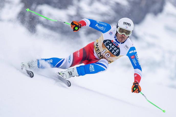 Wengen Johan Clarey | Johan Clarey na sredinem treningu smuka v Wengnu. | Foto Guliver Image