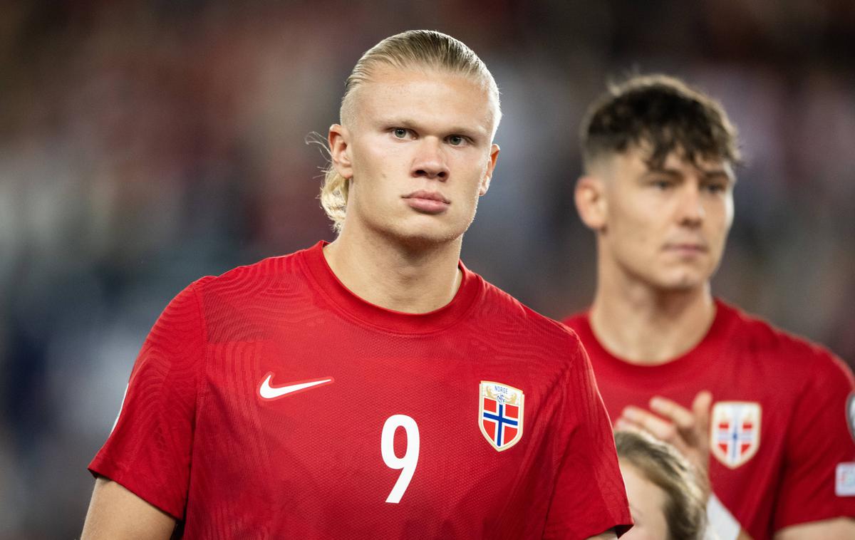 Erling Haaland | Norveški nogometni zvezdnik Erling Haaland s svojo domovino še ni nastopil na velikem tekmovanju. Njegova naslednja priložnost bo SP 2026. | Foto Guliverimage