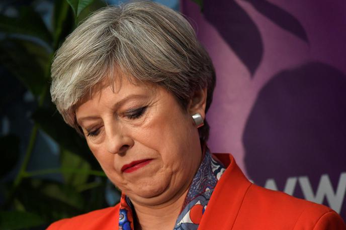 Theresa May | Britanska premierka Theresa May v Bruslju ni predstavila vsebinskih novosti glede brexita. | Foto Reuters