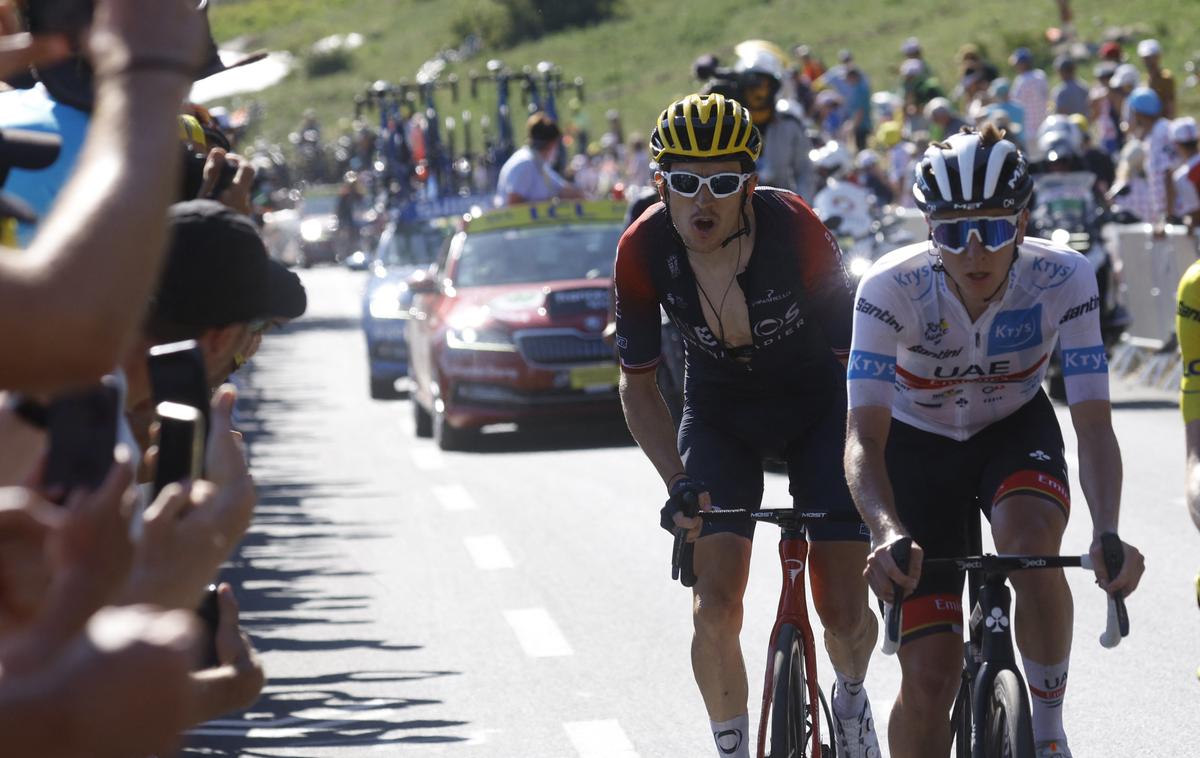 Geraint Thomas Tadej Pogačar | Foto Reuters