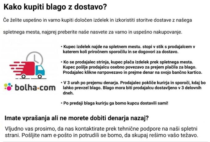 Storitev, ki jo je spletni goljuf poslal prodajalki izdelka na Bolha.com, sploh ne obstaja, temveč so jo goljufi ponaredili. Prodajalca preusmerijo na lažno povezavo, kjer mora izpolniti številko svojega bančnega računa, kamor ji kupec želi nakazati kupnino. | Foto: zajem zaslona/Diamond villas resort