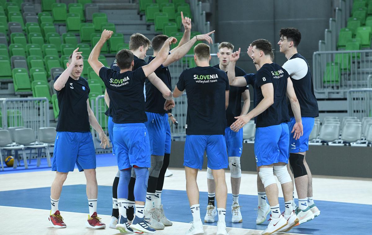 slovenska odbojkarska reprezentanca | Slovenski odbojkarji bodo prvo domačo tekmo lige narodov igrali v torek ob 20.30 proti Argentini. | Foto Aleš Oblak