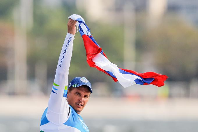 "To je bilo moje zadnje olimpijsko dejanje!" | Foto: Stanko Gruden, STA