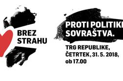 Pred volitvami napovedan protest proti politiki sovraštva