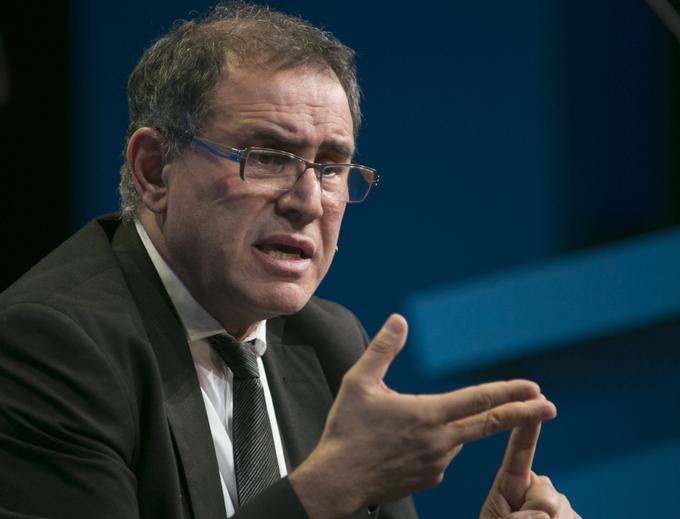 V Turčiji rojeni ameriško-iranski ekonomist Nouriel Roubini je zelo črnogled glede gospodarske rasti v prihodnosti. | Foto: Guliverimage/Vladimir Fedorenko