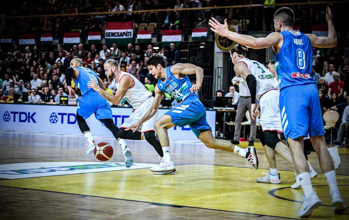 Madžarska : Slovenija, slovenska košarkarska reprezentanca | Foto FIBA