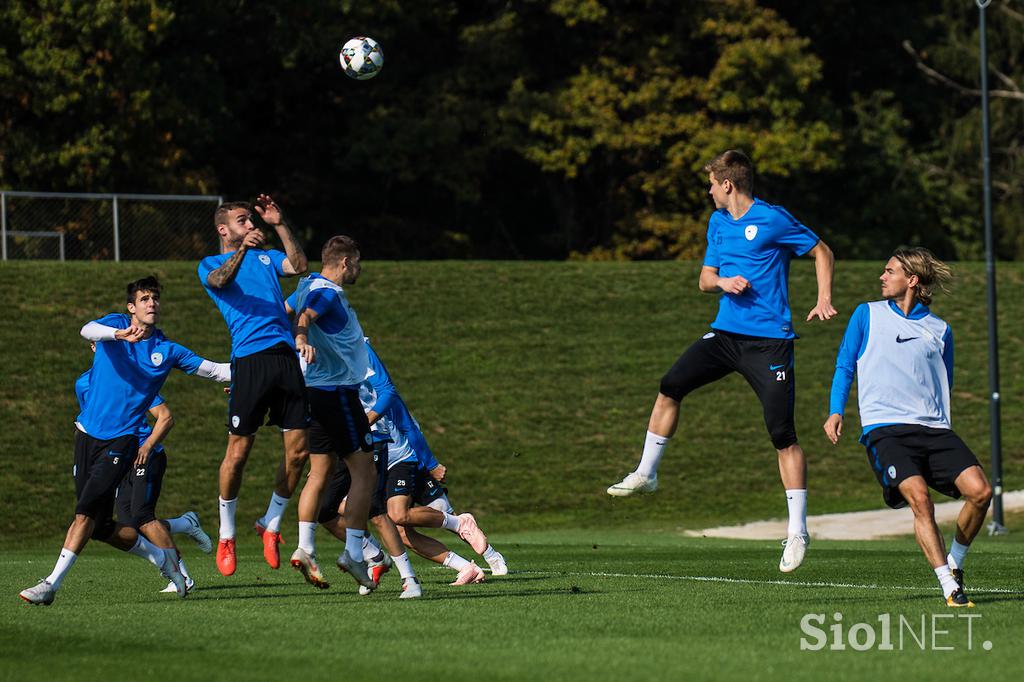 Slovenska nogometna reprezentanca Trening Brdo