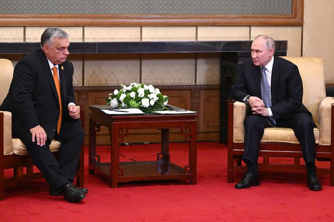 Viktor Orban, Vladimir Putin | Madžarska želi po Orbanovih besedah nadaljevati gospodarsko sodelovanje z Rusijo. | Foto Reuters