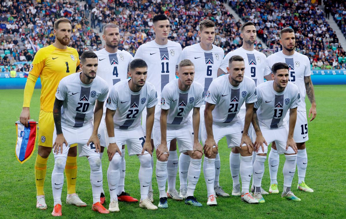 slovenska nogometna reprezentanca Euro 2024 | Slovenija pet mest višje | Foto Reuters