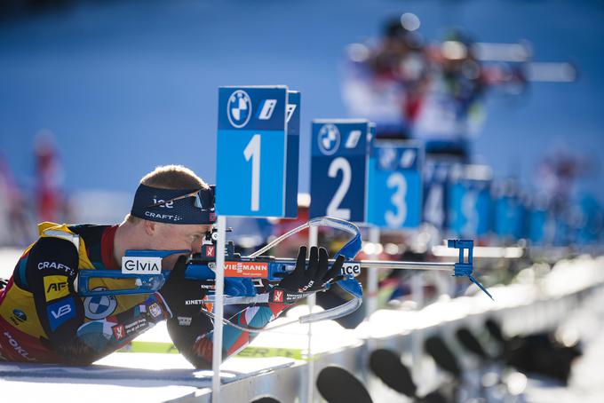 Pokljuka šprint moški Johannes Thingnes Boe | Foto: Grega Valančič/Sportida