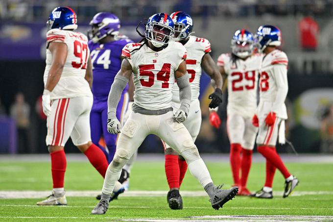 New York Giants so izločili tretje nosilce Minnesota Vikings. | Foto: Reuters