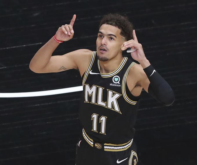 Trae Young je Atlanto popeljal na prag uvrstitve v drugi krog. | Foto: Guliverimage/Vladimir Fedorenko