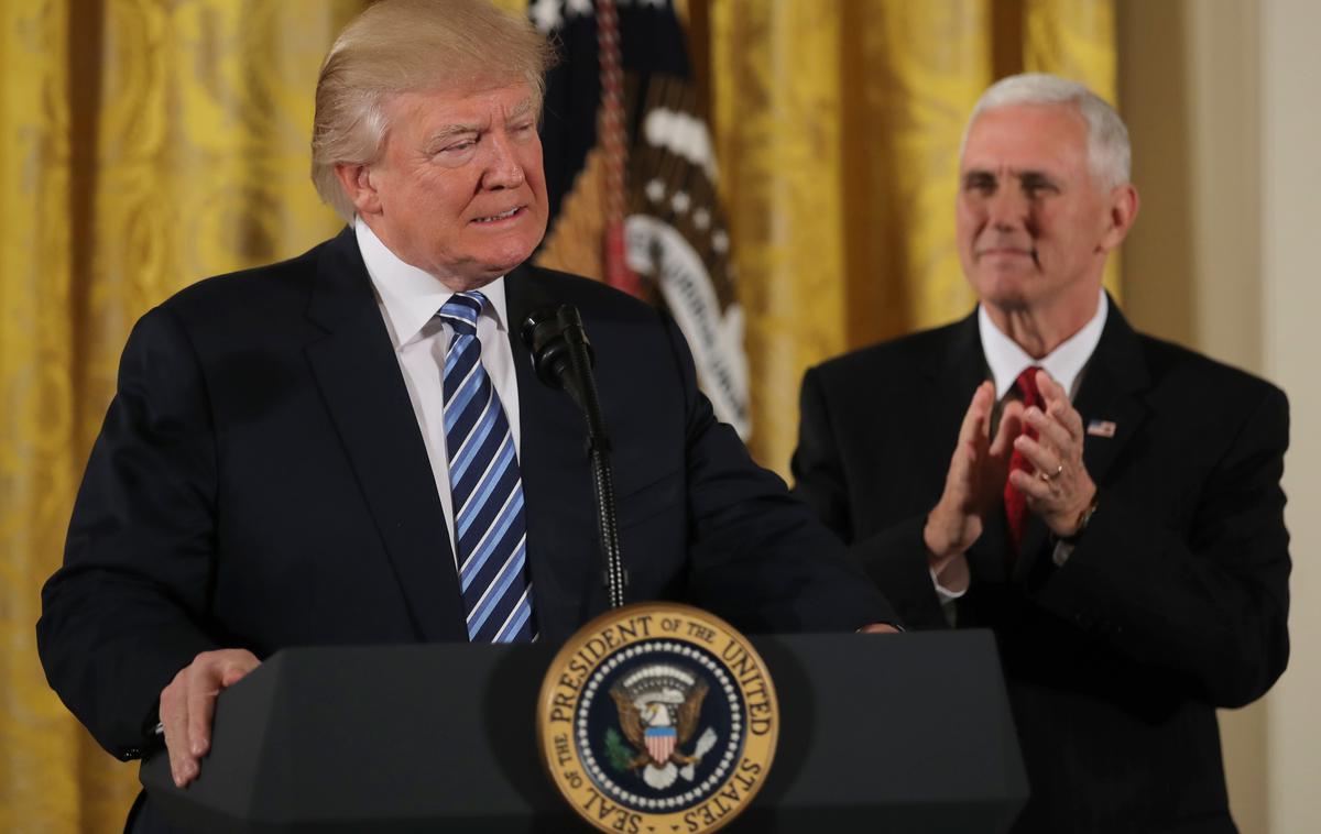 Donald Trump in Mike Pence | Foto Reuters