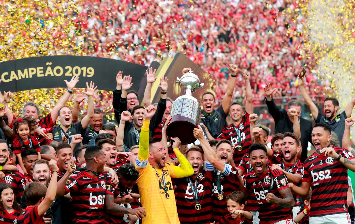 Flamengo | Nogometaši Flamenga so osvojili pokal libertadores. | Foto Reuters