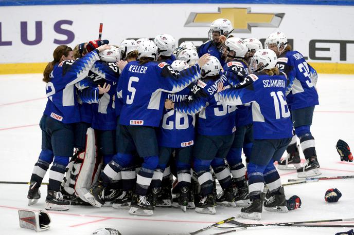 SP hokej ženske ZDA - Finska finale | Ameriške hokejistke so osvojile še deveti naslov svetovnih prvakinj. | Foto Reuters