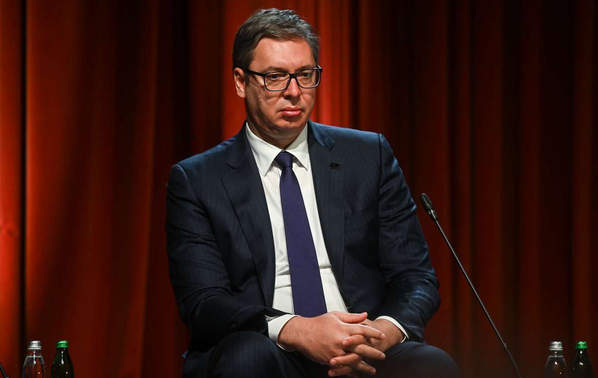 Aleksandar Vučić | Po besedah Vučića bodo Srbi, če se njihovo preganjanje ne bo ustavilo, zapustili vse institucije Kosova, kot so politične institucije, policija, sodstvo in podobno. | Foto STA