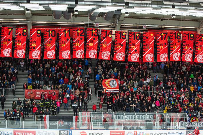 Jesenice - Olimpija | Eden od jeseniških hokejistov je okužen s koronavirusom. Celotno moštvo je v samoizolaciji. | Foto Peter Podobnik/Sportida