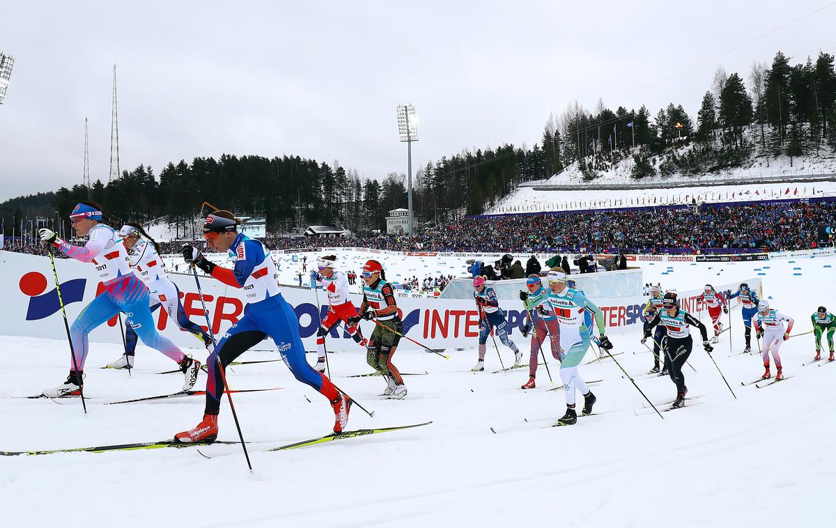 Ženska štafeta smučarski tek Lahti 2017 | Norvežanke so si pokorile konkurenco. | Foto Reuters