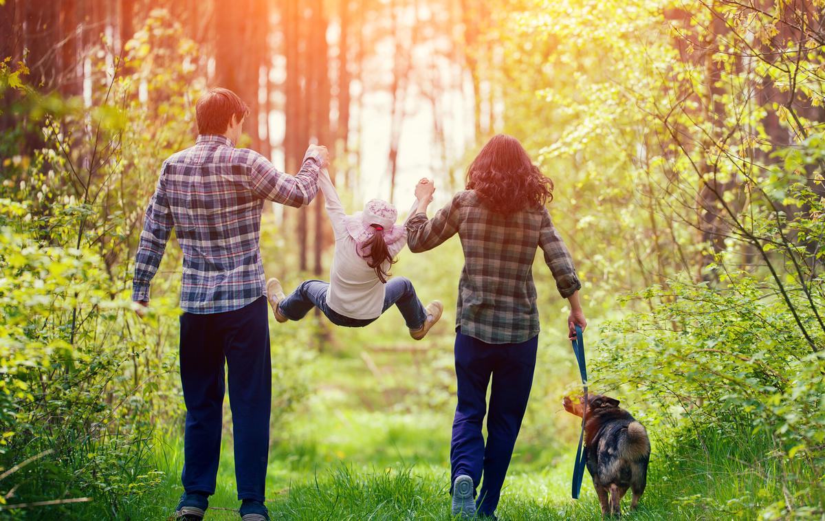 sprehod gozd narava družina poletje | Vreme bo ugodno, a še vetrovno. Še vedno opozarjajo na veliko požarno ogroženost v naravnem okolju.  | Foto Thinkstock