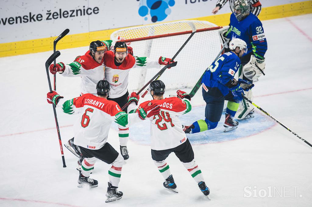 SP v hokeju (Ljubljana): Slovenija - Madžarska