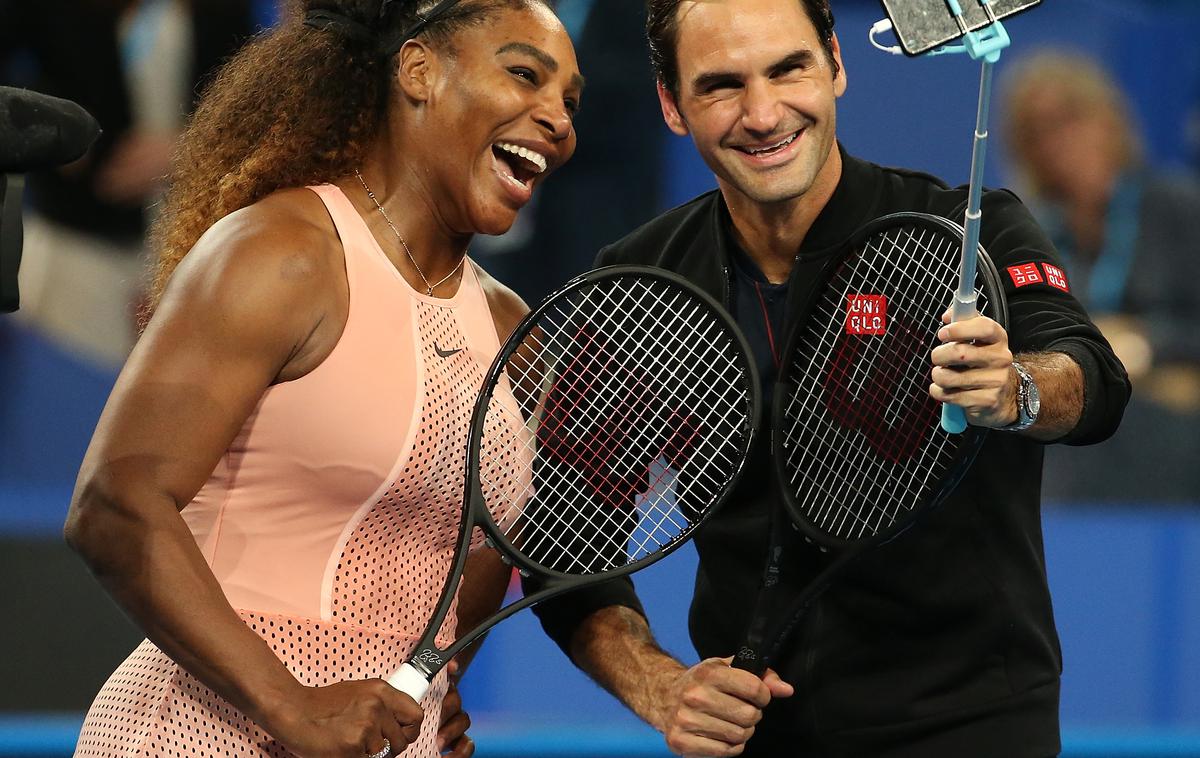 Roger Federer Serena Williams Hopmanov pokal | Serena Williams in Roger Federer sta se pomerila prvič. | Foto Reuters