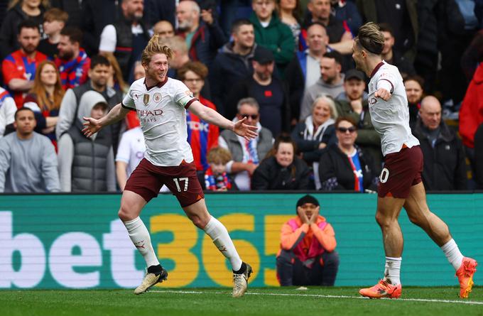 Kevin De Bruyne se je v soboto vpisal med strelce dvakrat. | Foto: Reuters