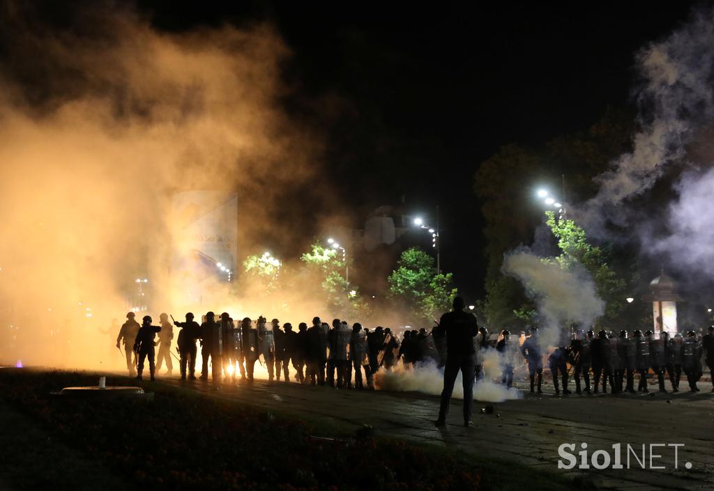 Protesti v Beogradu