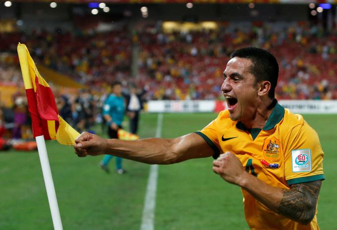 Tim Cahill lahko postane eden redkih nogometašev, ki bo zadel še na četrtem svetovnem prvenstvu. | Foto: Reuters