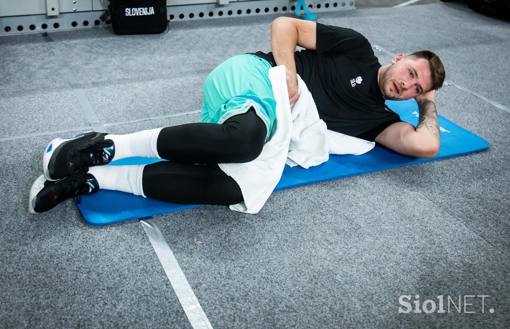 trening Slovenija Dončić