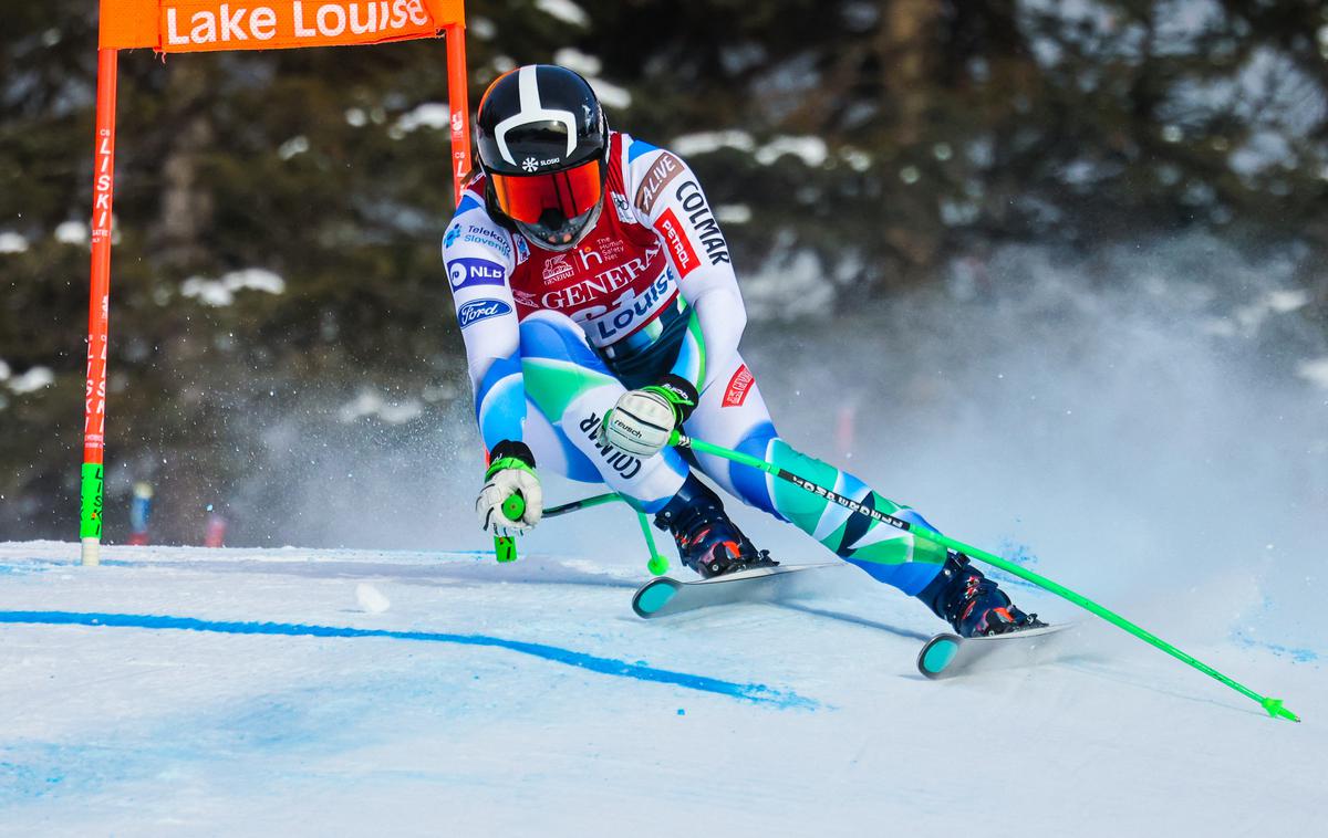 Lake Louise Ilka Štuhec | Ilka Štuhec na treningu v kanadskem Skalnem gorovju. | Foto Reuters