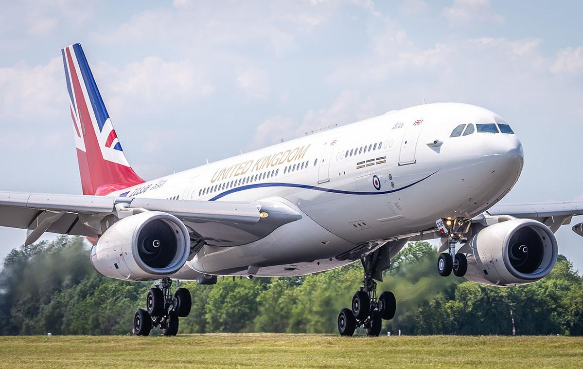 RAF Voyager | Letalo, ki ga uporabljajo premier Boris Johnson, kraljeva družina in preostali visoki uradniki, je dobilo novo podobo.