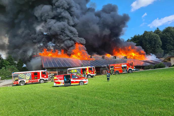 Zavrh pod Šmarno goro, požar | Foto Občina Medvode