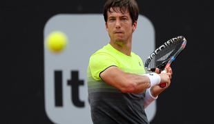 Bedene v Budimpešti izpadel na poti do uspeha kariere