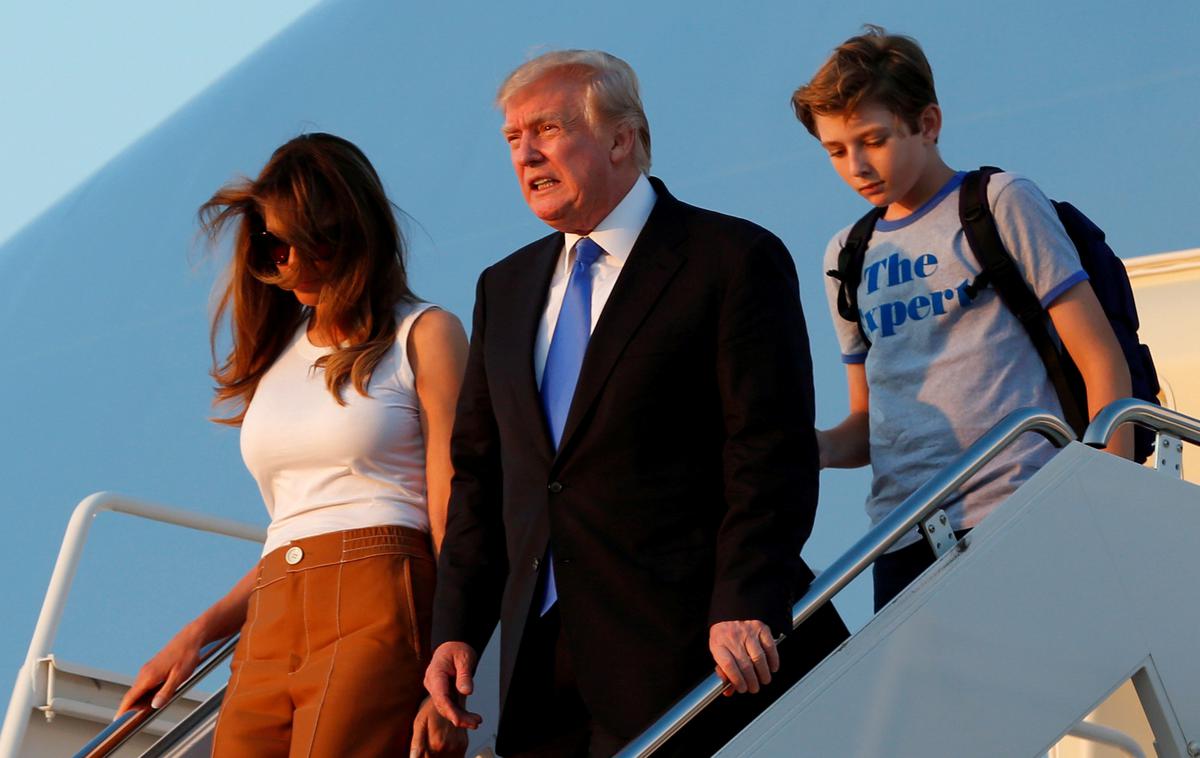 Melania Trump, Donald Trump, barron Trump | Foto Reuters