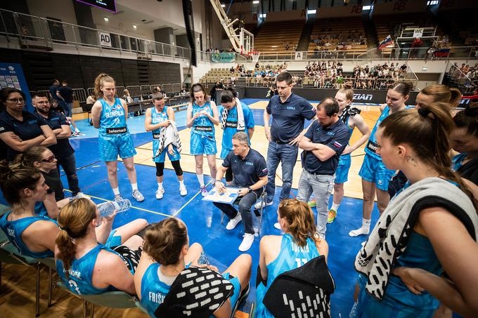 Slovenke so medtem v sklepni fazi priprav na evropsko prvenstvo. | Foto: Blaž Weindorfer/Sportida