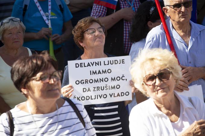 Protest upokojencev, Pavle Rupar. | Foto: Bojan Puhek