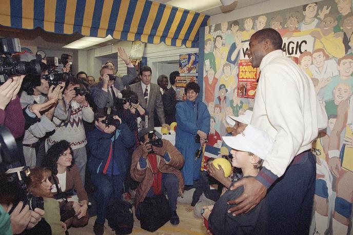 Magic Johnson 1992 | V tokratnem skoku v športno preteklost smo se vrnili v leto 1992 in na tekmo All-Star, kjer je glavna vloga pripadla Magicu Johnsonu. | Foto Guliverimage