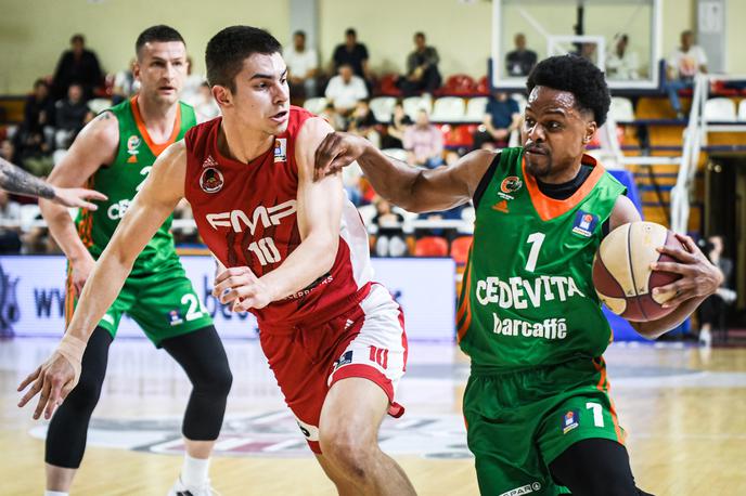 FMP : Cedevita Olimpija | Cedevita Olimpija je na gostovanju pri FMP izgubila, tako da bo o potniku v polfinale odločala tretja tekma. | Foto ABA League j.t.d./Dragana Stjepanovic