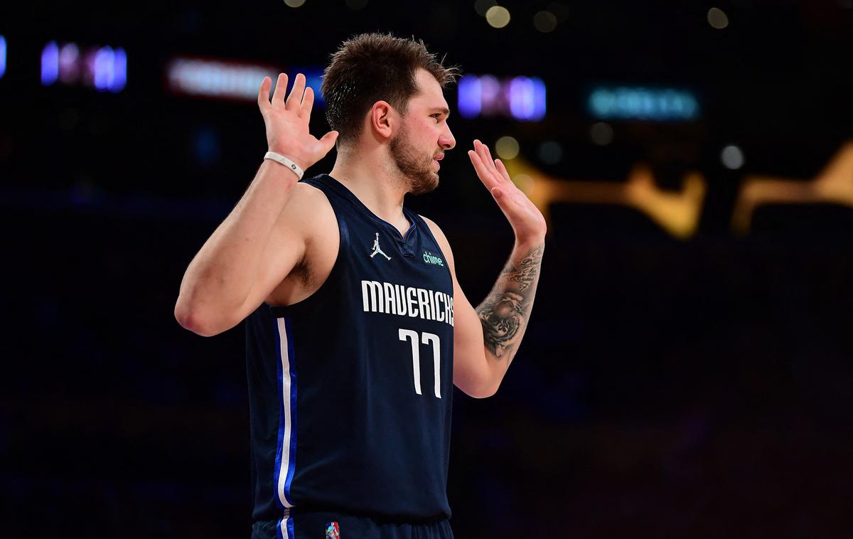 Luka Dončić | Luka Dončić je izpustil tekmo v Houstonu. | Foto Reuters