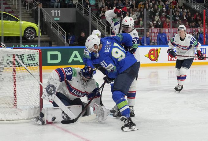 SP v hokeju 2023: slovenska hokejska reprezentanca : Norveška | Foto: Reuters