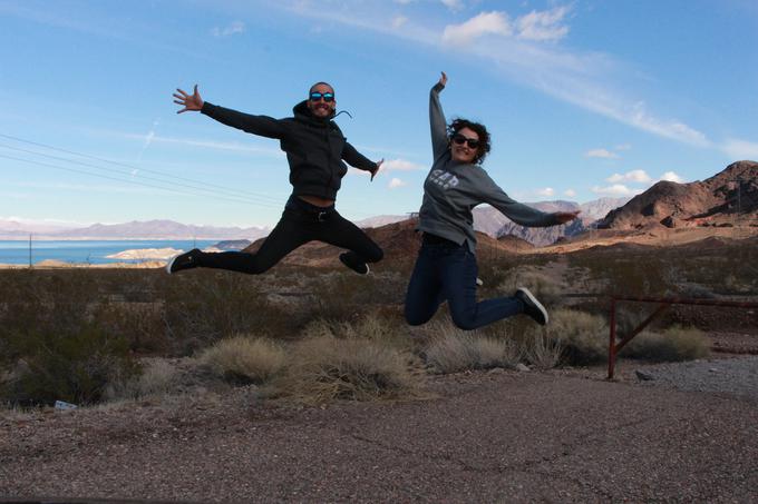 Klara in Henrique na izletu proti Velikemu kanjonu (Grand Canyon).  | Foto: Osebni arhiv