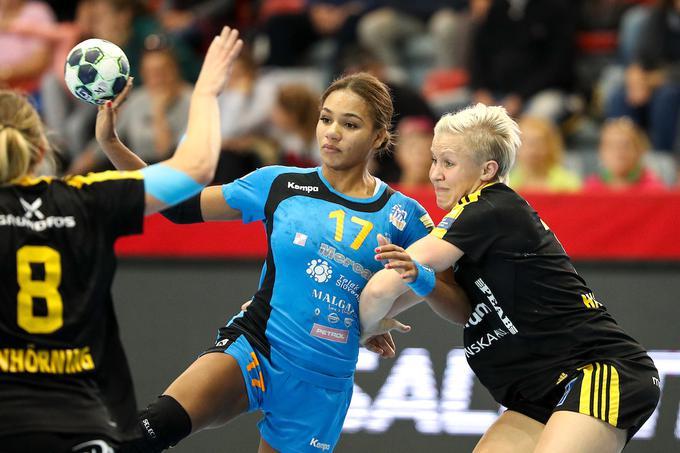 Liza Omoregie ima pomembno vlogo tako v napadu kot obrambi. | Foto: Matic Klanšek Velej/Sportida