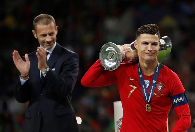 Čeferin Ronaldo | Foto: Reuters