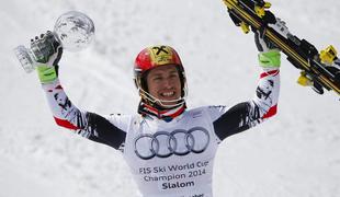 Hirscher ubranil slalomski kristalni globus