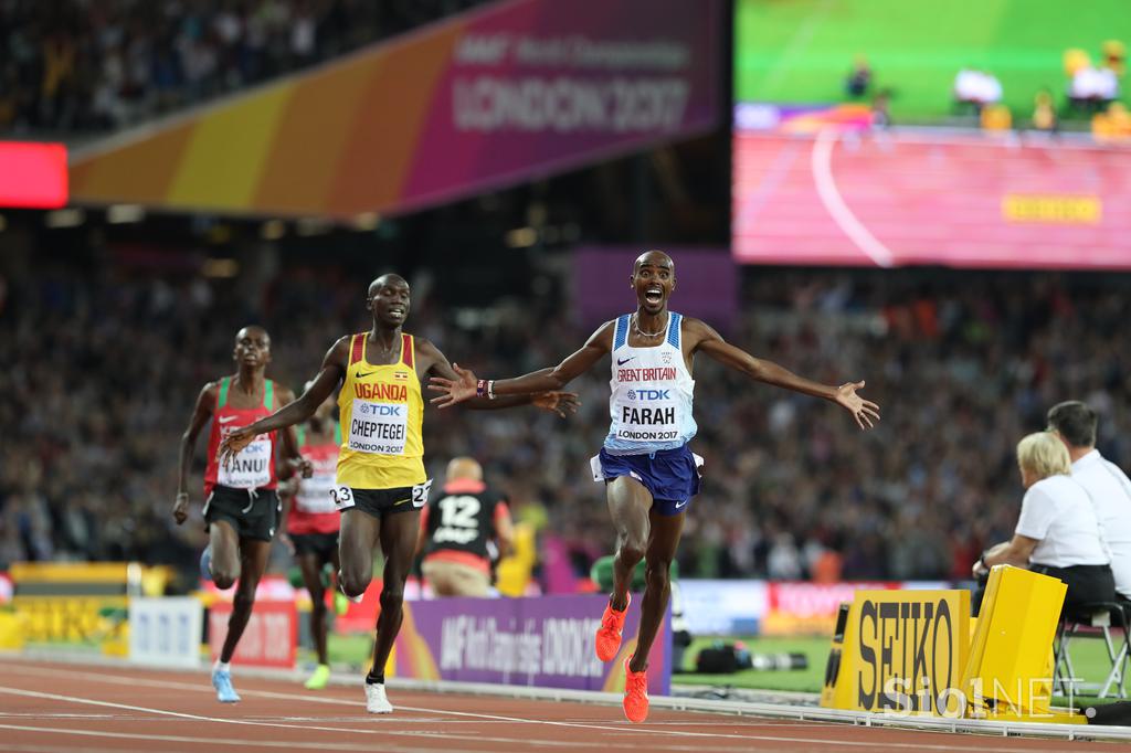 Mo Farah 10.000m London 2017