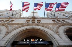 Trump je pred vrati Bele hiše odprl luksuzni hotel