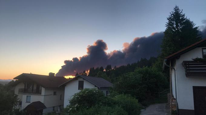 Požar na Rakeku | Foto: Tajda Štefančič