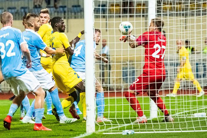 Shamar Nicholson je zadel za 1:0, a vodstvo ni trajalo dolgo ... | Foto: Grega Valančič / Sportida